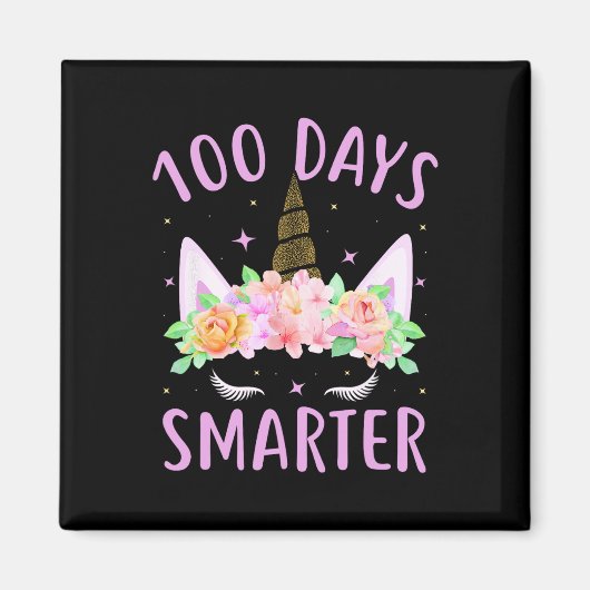 Aimant 100 Jours Costume Enfants Unicorne Smarter 100e Jo (Devant)