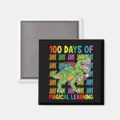 Aimant 100 Jours D'Apprentissage Magique À L'École Rex Di (Recto/Verso)