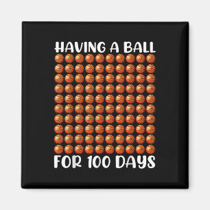 Aimant 100 Jours De Basketball Scolaire 100E Jour 100 Jou