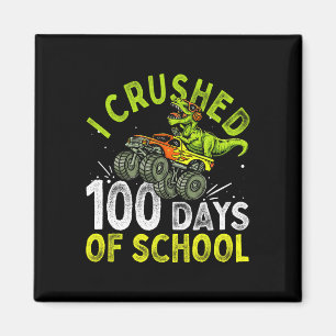 Aimant 100 Jours De Camion Monster Dinosaure Scolaire