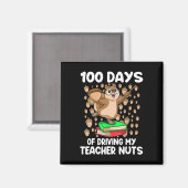Aimant 100 Jours De Conduite Mon Enseignant Nuts 100E Jou (Recto/Verso)