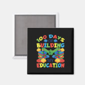 Aimant 100 Jours De Construire Mon Éducation - Constructi (Recto/Verso)