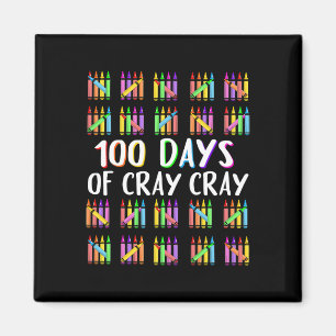Aimant 100 Jours De Cray Crayons Joyeux 100 Jours D'École