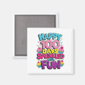 Aimant 100 Jours De Cupcake Fun 100E Jour De (Recto/Verso)