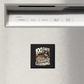 Aimant 100 Jours De Garçons D'École Enseignant 100ème Jou (In Situ (Lave-vaisselle))