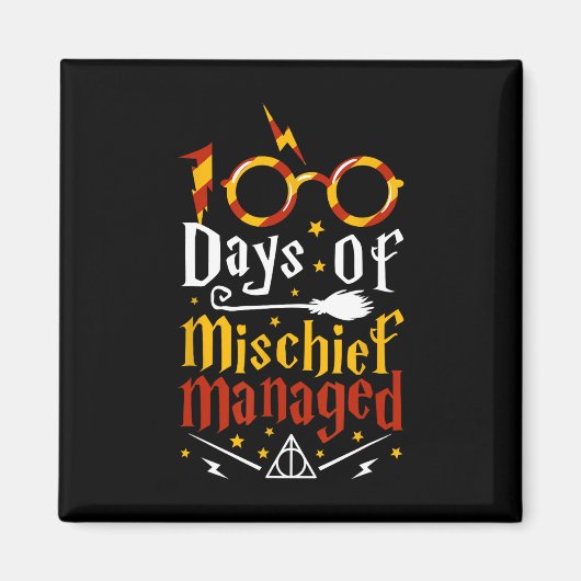 Aimant 100 Jours De Mal Géré 100E Jour D'École (Devant)