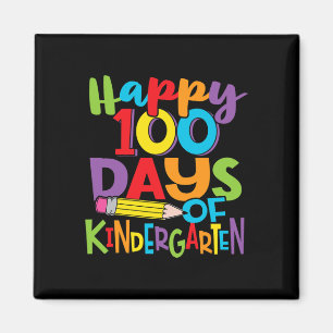 Aimant 100 Jours De Maternelle Enseignant Et Enfants Colo