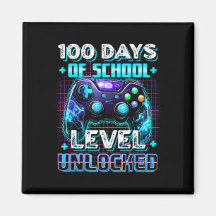 Aimant 100 Jours De Niveau École Jeu Vidéo Déverrouillé 1