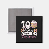 Aimant 100 Jours De Patching Minuscules Humains 100 Jours (Recto/Verso)