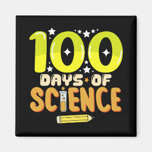 Aimant 100 jours de science 100e jour d'école Enseignant