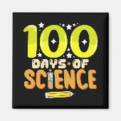Aimant 100 Jours de sciences 100e Jour de l'enseignant sc (Devant)