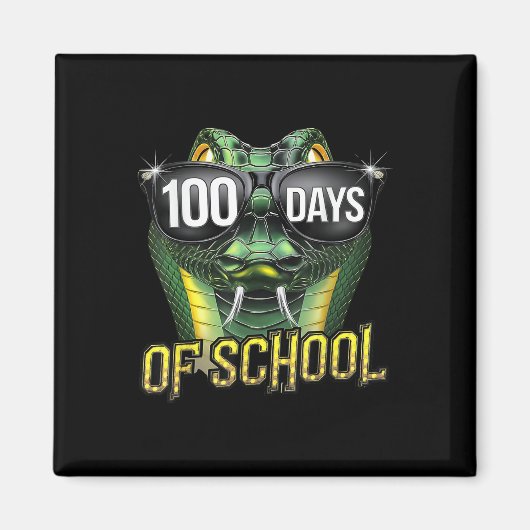 Aimant 100 Jours De Serpent D'École Garçons Étudiants Fil (Devant)