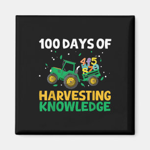 Aimant 100 Jours De Tracteur Scolaire Agriculture 100E Jo