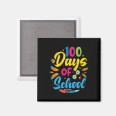 Aimant 100 Jours D'École 100E Jour D'École (Recto/Verso)