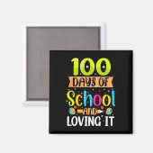 Aimant 100 Jours D'École Aimer It Enseignant Costume Enfa (Recto/Verso)