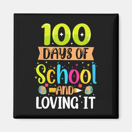 Aimant 100 Jours D'École Aimer It Enseignant Costume Enfa (Devant)