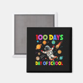 Aimant 100 Jours D'École Astronaut Spatial 100E Jour (Recto/Verso)