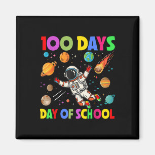 Aimant 100 Jours D'École Astronaut Spatial 100E Jour