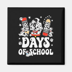 Aimant 100 Jours D'école Dalmatien Garçon Enfant 100ème J