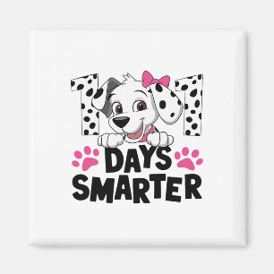 Aimant 100 Jours D'école Dalmatien Garçons Enfants 100 Jo