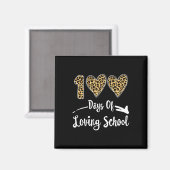 Aimant 100 Jours D'École D'Amour (Recto/Verso)