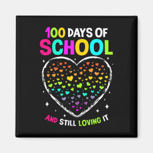 Aimant 100 Jours D'École Fêtent Le 100E Jour De L'École B