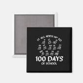 Aimant 100 Jours D'École Math Addition Cool Enseignant Ét (Recto/Verso)