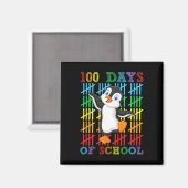 Aimant 100 Jours D'École Penguin Lover Garçons Filles 100 (Recto/Verso)