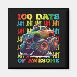 Aimant 100 jours d'un camion monstre génial École du 100e