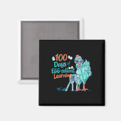 Aimant 100 jours enseignant Egg-stra plus intelligent Enf (Recto/Verso)