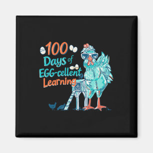 Aimant 100 jours enseignant Egg-stra plus intelligent Enf