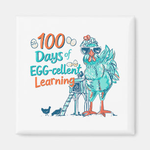 Aimant 100 Jours Enseignant Extra Intelligent Enfants 100
