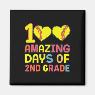 Aimant 100 Jours Extraordinaires De Thé Softbyll Étudiant