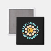 Aimant 100 Jours Joyeux 100E Jour De L'École Enseignant L (Recto/Verso)