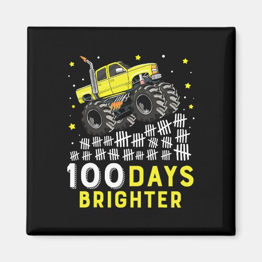 Aimant 100 Jours Plus Brighter Camion Monster 100 Jours D (Devant)