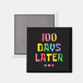 Aimant 100 Jours Plus Tard 100E Jour D'Enseignants À L'Éc (Recto/Verso)
