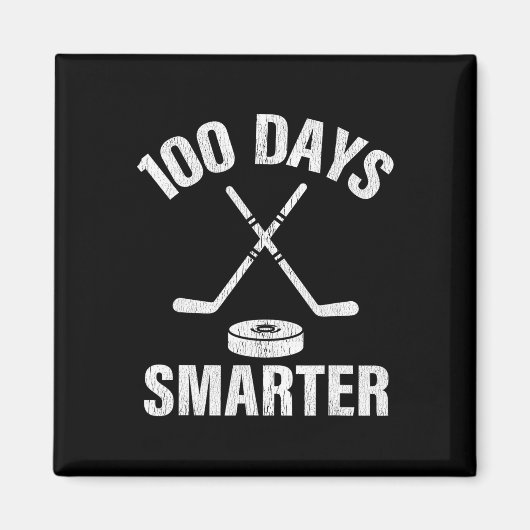 Aimant 100 Jours Smarter School Hockey Sport Enseignant S (Devant)