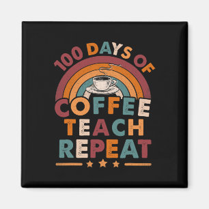 Aimant 100 Jours vintages D'École Pour L'Enseignant L'Amo