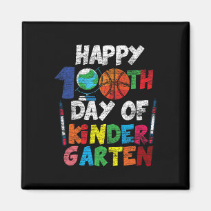 Aimant 100E Jour De Kinder Garten Mignonne 100 Jours D'Éc