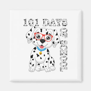 Aimant 100E Jour De L'École Chien Dalmatien 100 Jours De 