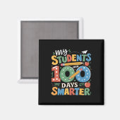 Aimant 100E Jour De L'École Enseignant Mes Étudiants Sont (Recto/Verso)