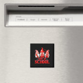 Aimant 100E Jour De L'École Gnome Enseignants Étudiants 1 (In Situ (Lave-vaisselle))