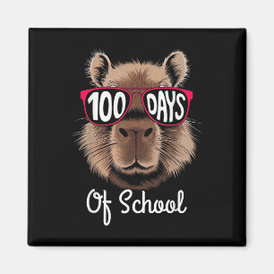Aimant 100ème Jour De Cool D'École Capybara 100 Jours Plu