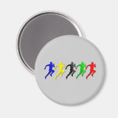 Aimant 100m 200m 400m 800m Runners Run (Recto/Verso)