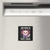 Aimant 100th Day Of School 100 Days Is Alotl School Axolo (In Situ (Lave-vaisselle))