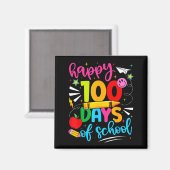 Aimant 100th Day Of School Happy 100 Days Teachers Boy Gi (Recto/Verso)