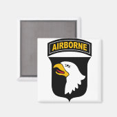 Aimant 101e division aéroportée (Recto/Verso)