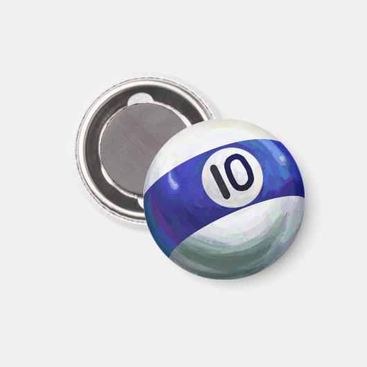Aimant 10 balles (Recto/Verso)