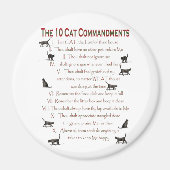 Aimant 10 Commandements CAT (Devant)