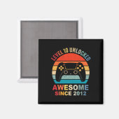 Aimant 10 Déverrouillé Awesome 2012 jeu vidéo 10e anniver (Recto/Verso)